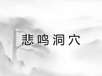 悲鸣洞穴