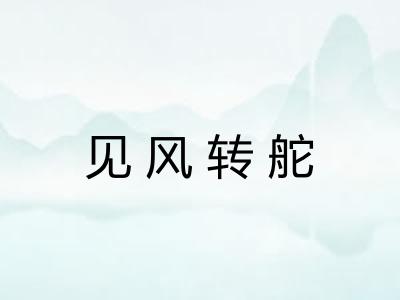 见风转舵
