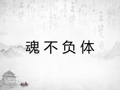 魂不负体