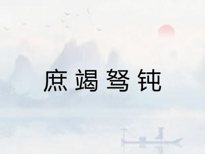 庶竭驽钝