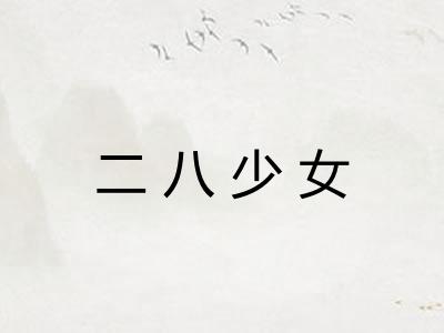 二八少女 二八少女