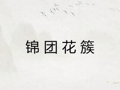 锦团花簇
