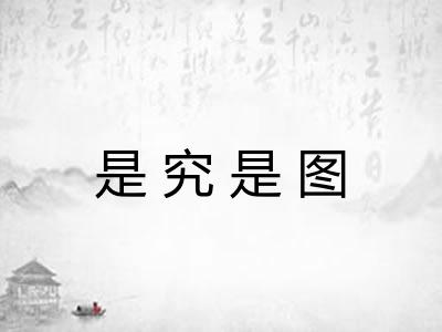 是究是图