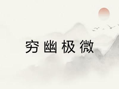 穷幽极微