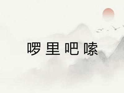 啰里吧嗦