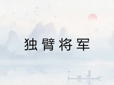 独臂将军 独臂将军