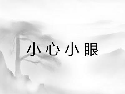 小心小眼 小心小眼
