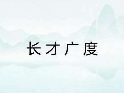 长才广度